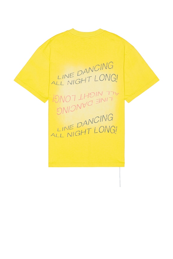 view 2 of 3 Lines T-Shirt in Washed Mustard