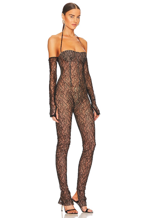 view 2 of 3 COMBINAISON LONG SLEEVE in Black