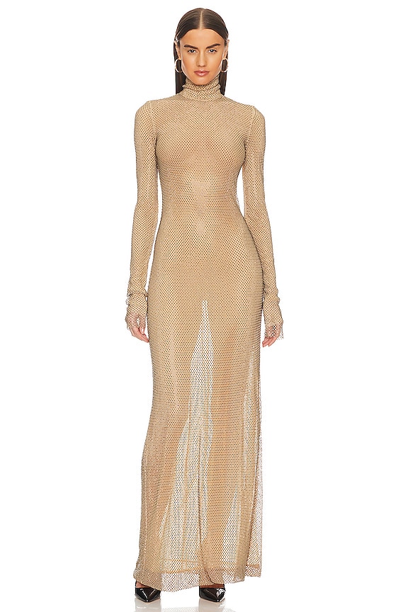 view 1 of 4 ROBE DE SOIRÉE in Gold