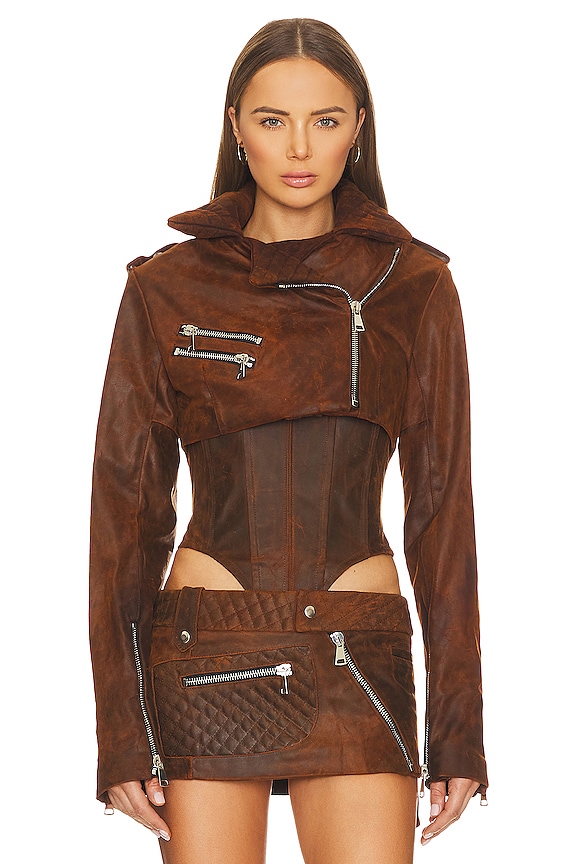 view 2 of 5 CHAQUETA in Chocolate