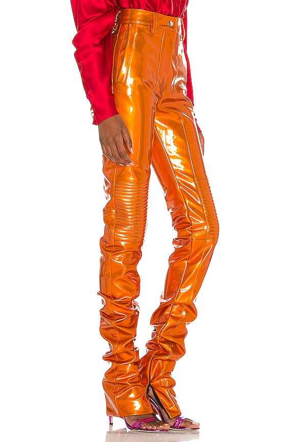 view 2 of 4 Moto Pant in Hot Orange