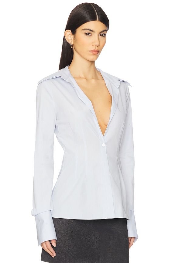 view 2 of 4 Fitted Button Down in Sky