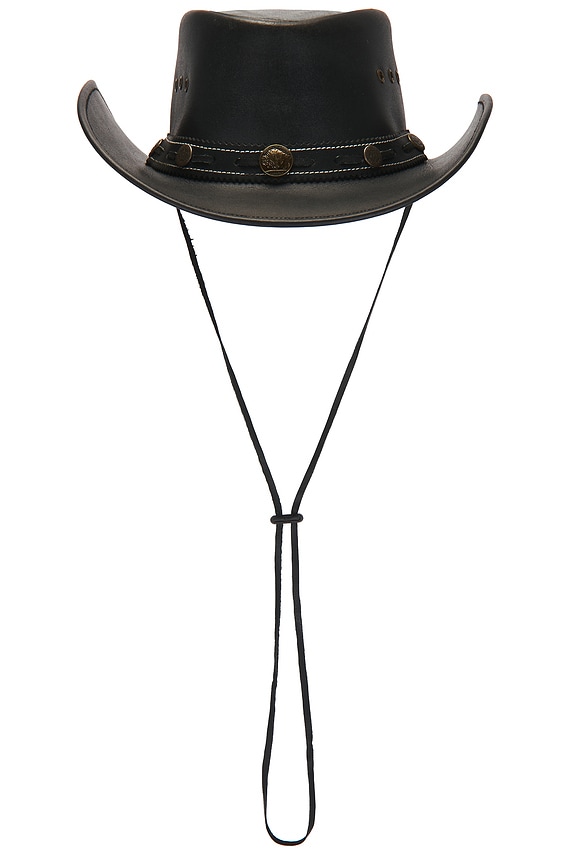 view 1 of 3 CHAPEAU DOLLIE LEATHER COWBOY in Black