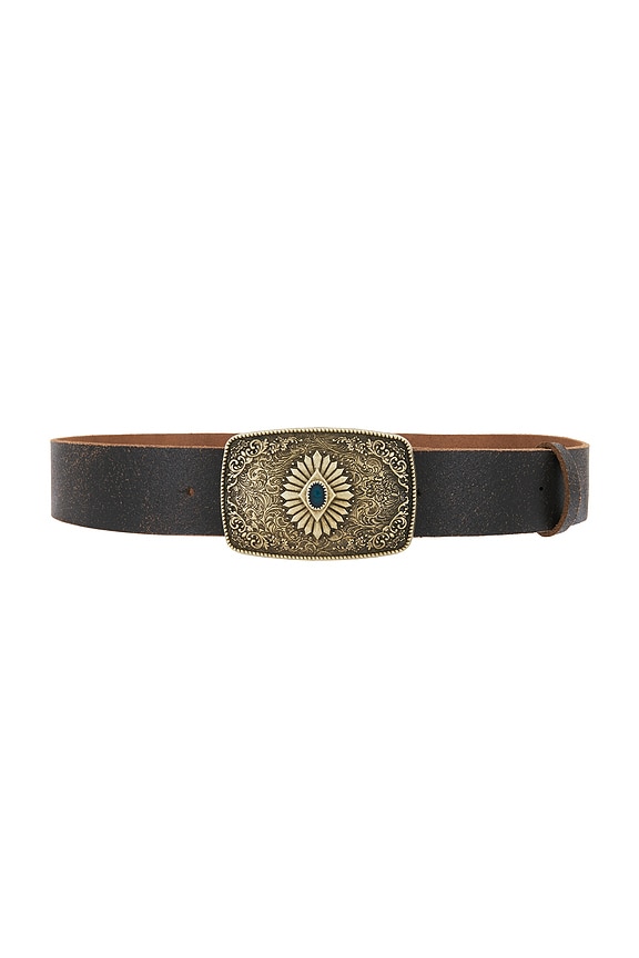 view 1 of 3 CEINTURE METAL BUCKLE LEATHER in Brown