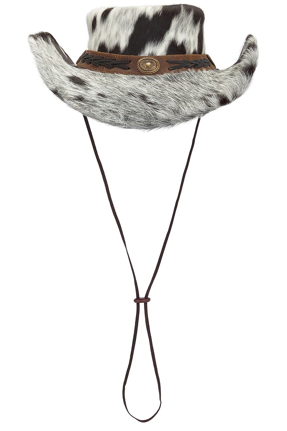 view 1 of 4 x REVOLVE Flynn Cow Hair Cowboy Hat in Brown