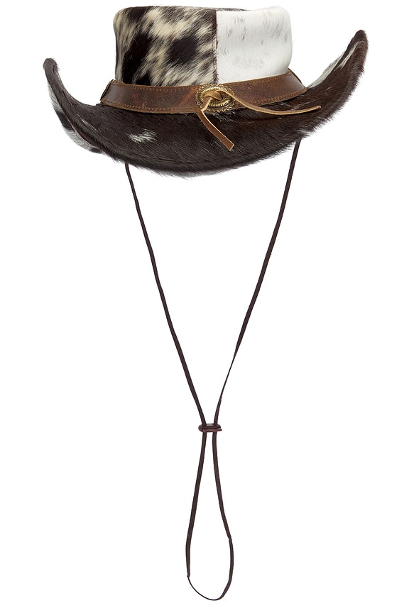 view 2 of 4 x REVOLVE Flynn Cow Hair Cowboy Hat in Brown