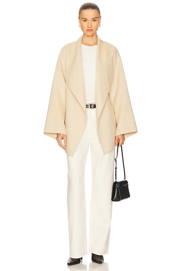 LAMARQUE Mekia Cardigan in Beige | REVOLVE