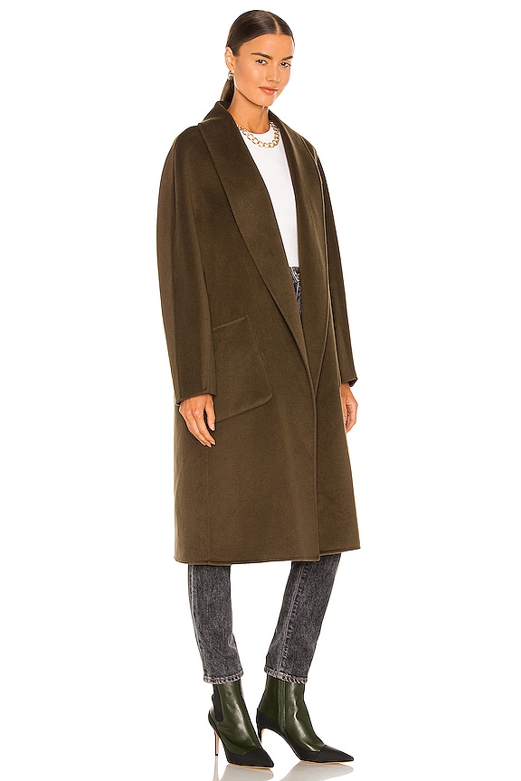 view 2 of 3 Thara Coat in Dusty Olive