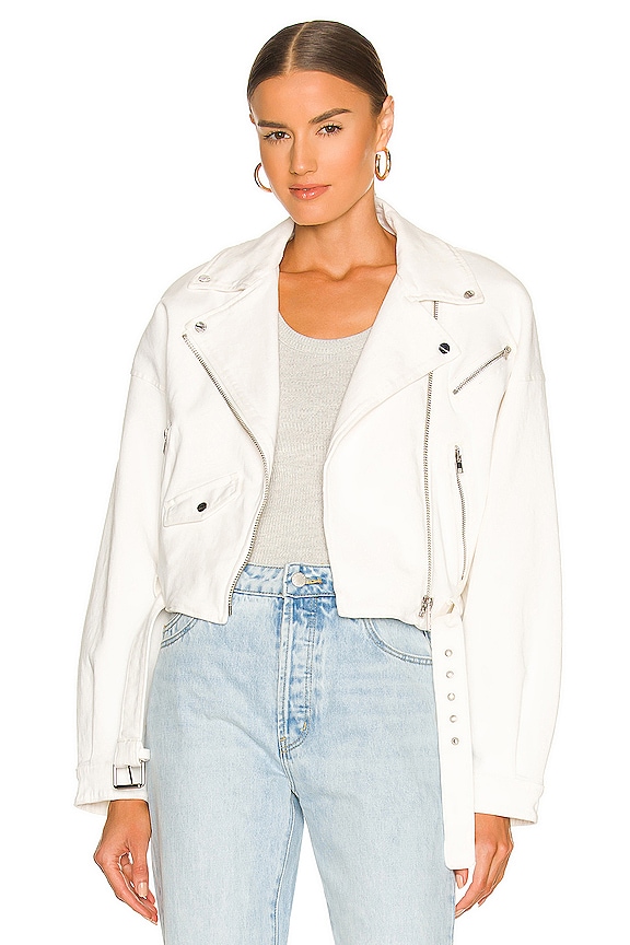 LAMARQUE Dylan Denim Jacket in White | REVOLVE