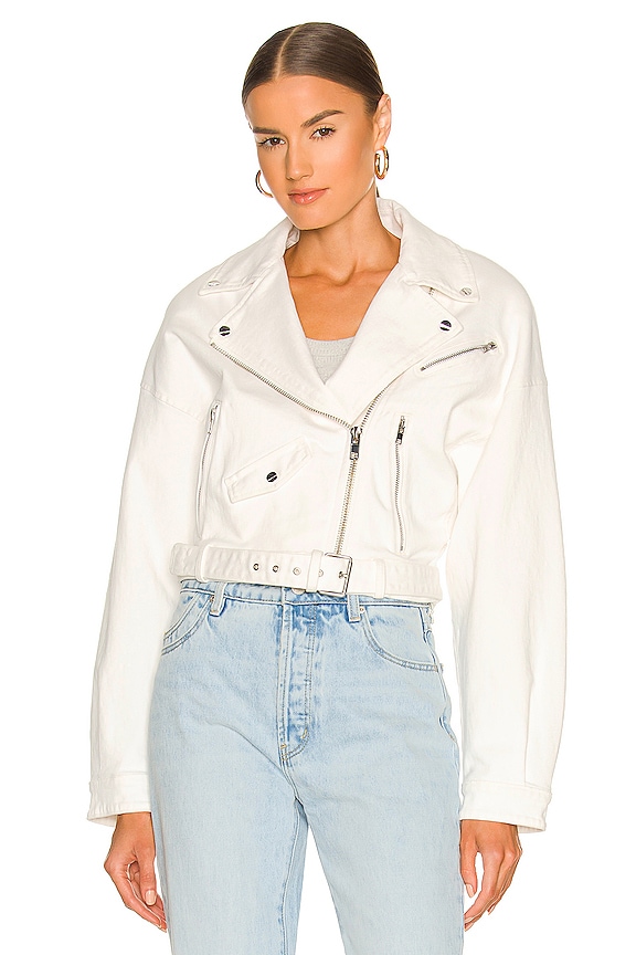 view 2 of 5 Dylan Denim Jacket in White
