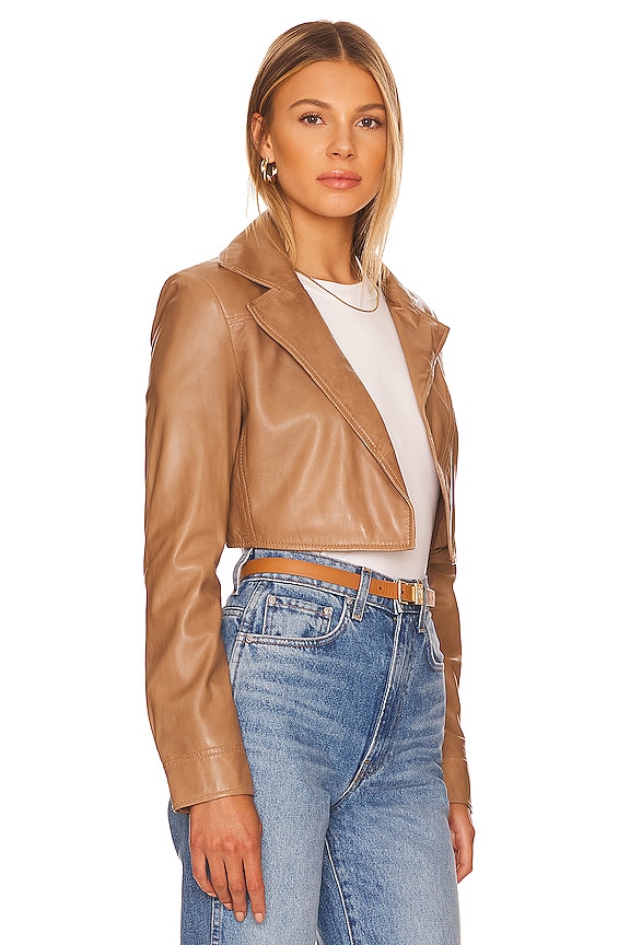 view 2 of 4 Nicia Cropped Jacket in Sesame