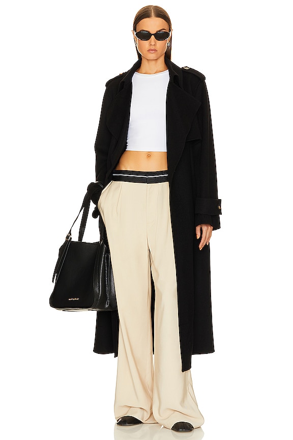 view 2 of 5 Margaret Trench Coat in Black