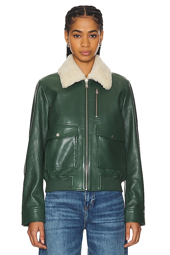 view 2 of 5 CAZADORA KLEMENCE in Alpine Green