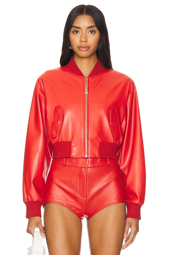 view 2 of 5 BLOUSON EVELIN in Crimson