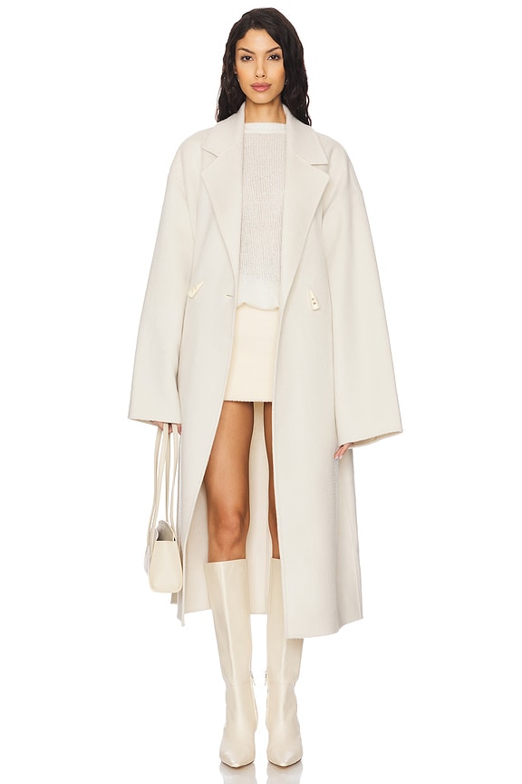 view 2 of 4 Twila Double Face Coat in Winter White