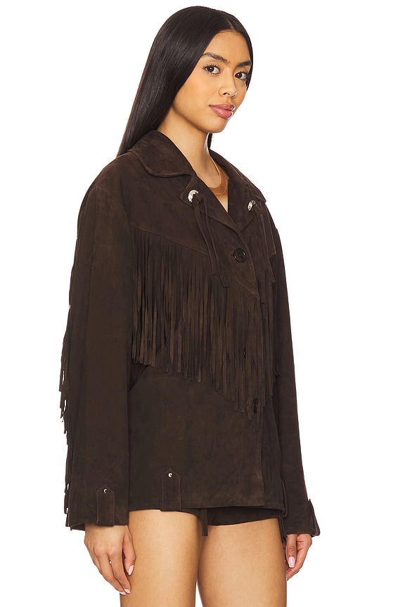 view 2 of 4 x REVOLVE Alma Jacket in Dark Brown