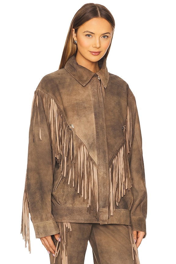 view 2 of 4 x REVOLVE Arizona Jacket in Distressed Tan