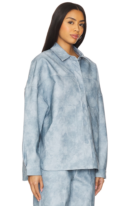 view 2 of 4 CHAQUETÓN SIDONIE in Distressed Blue