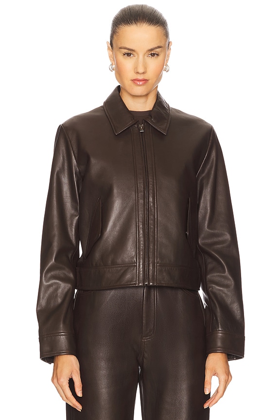 view 2 of 5 BLOUSON TESS in Dark Brown