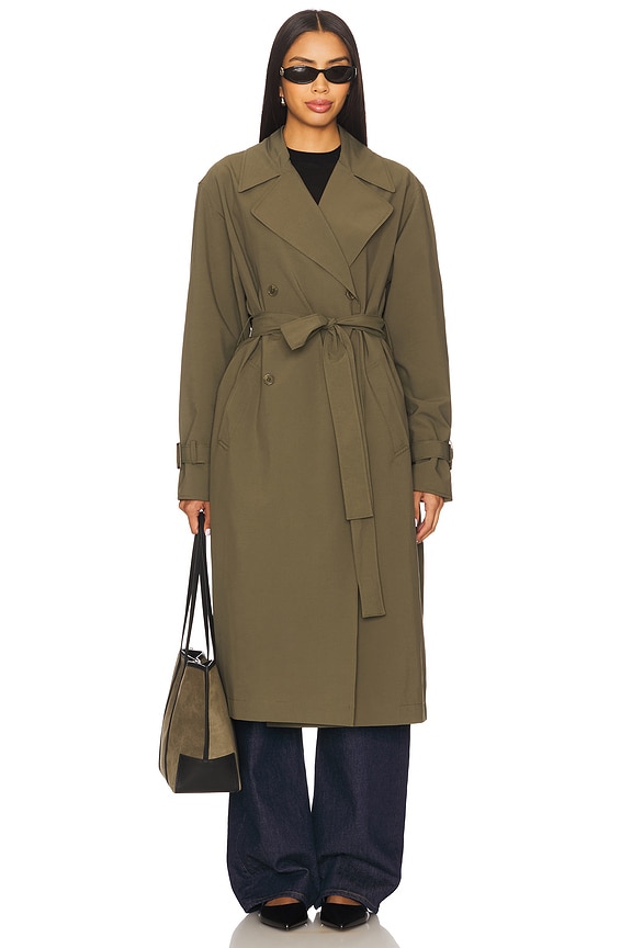 view 2 of 4 MANTEAU COLETTE in Dark Olive