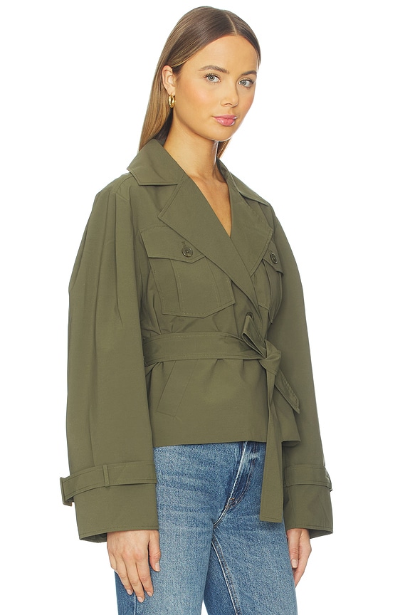 view 2 of 4 x REVOLVE Quinn Trenchcoat in Olive