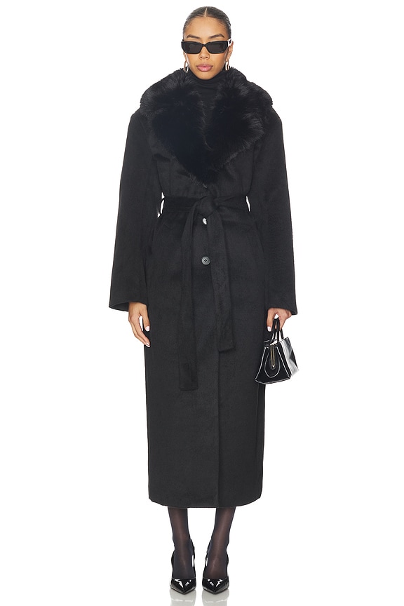 view 1 of 3 Tillie-L Coat in Black