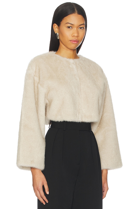 view 2 of 4 КУРТКА ROWDIE FAUX FUR in Angora