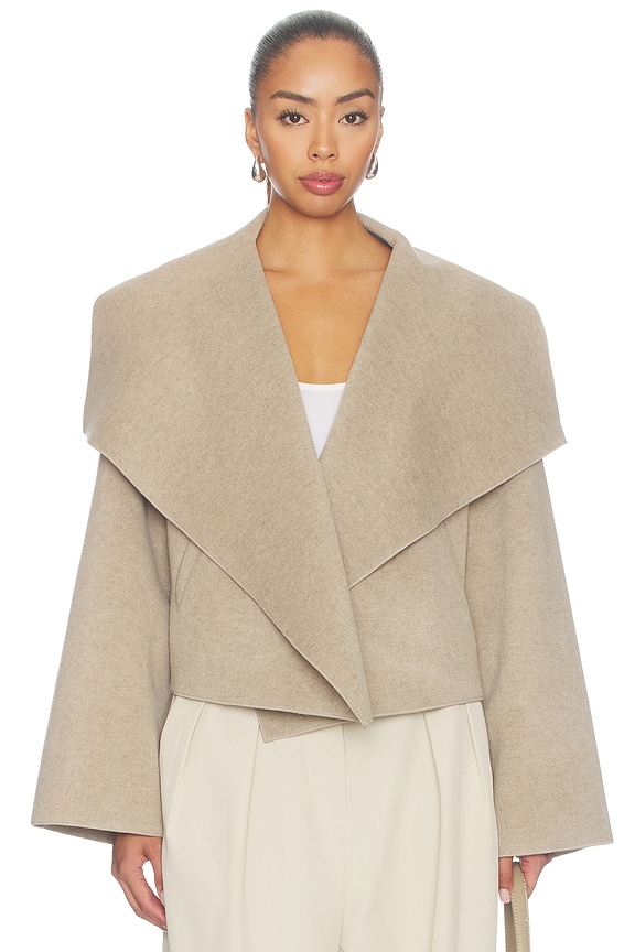 view 2 of 5 Luisa Jacket in Heather Beige