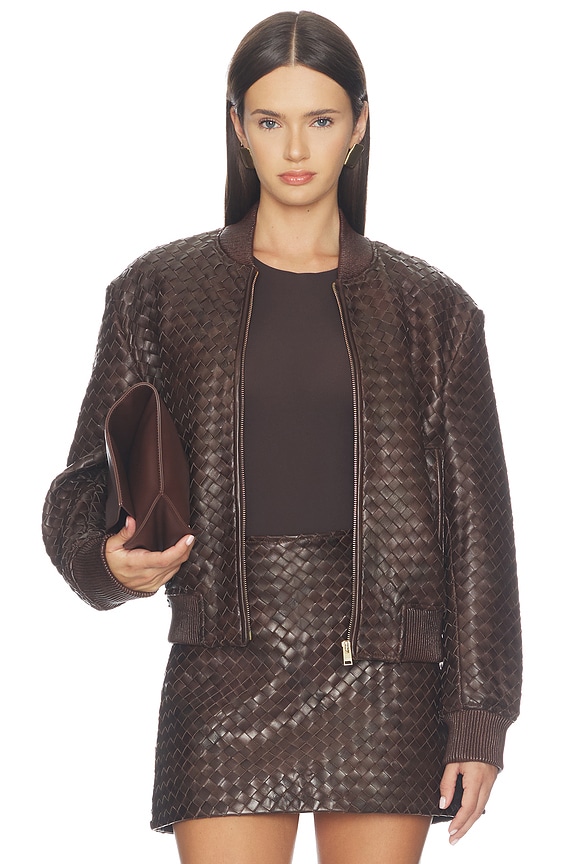 view 2 of 6 Marley Jacket in Dark Brown