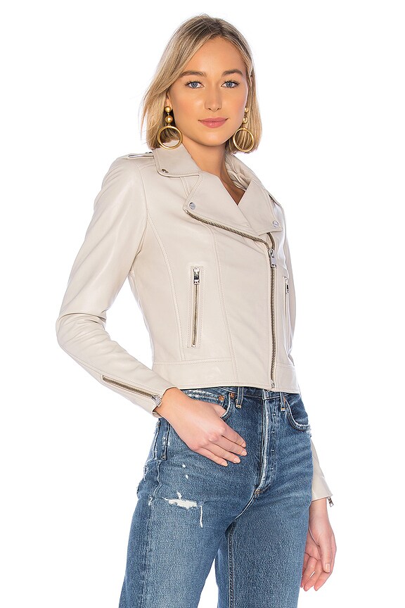 view 2 of 4 Donna Leather Jacket in Shell