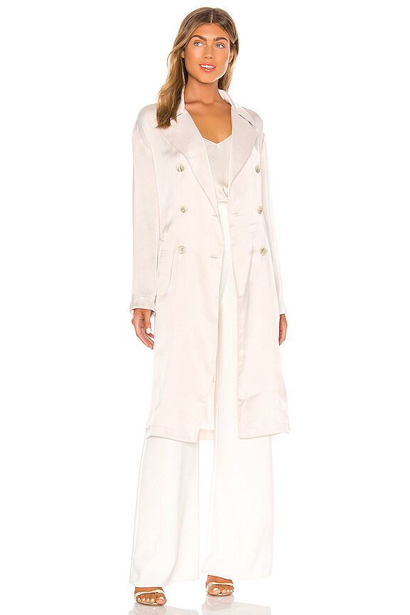 view 2 of 4 Isana Trench Coat in Antique White