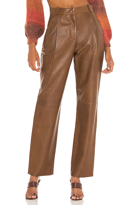 view 1 of 4 Dacia Pant in Chocolate