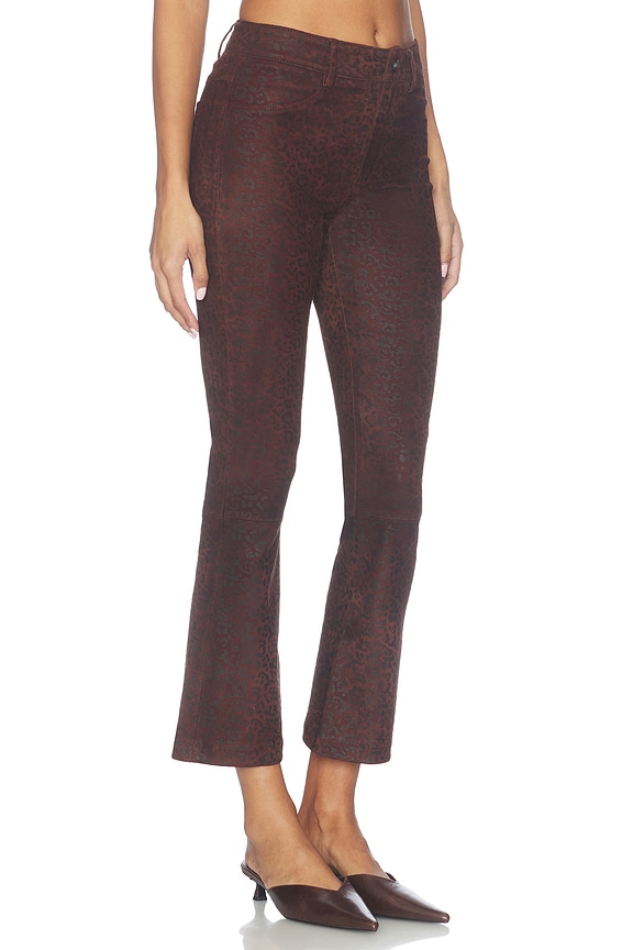 view 2 of 6 Faris Pant in Brown Leo Suede