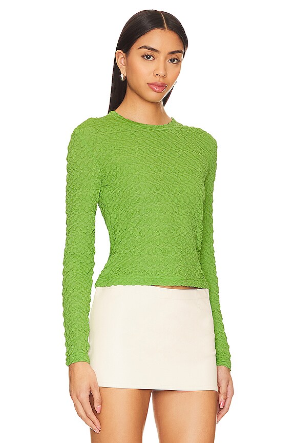 view 2 of 5 Nandra Top in Kelly Green