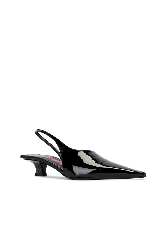 view 2 of 5 Aurora Slingback Pump in Black Patent
