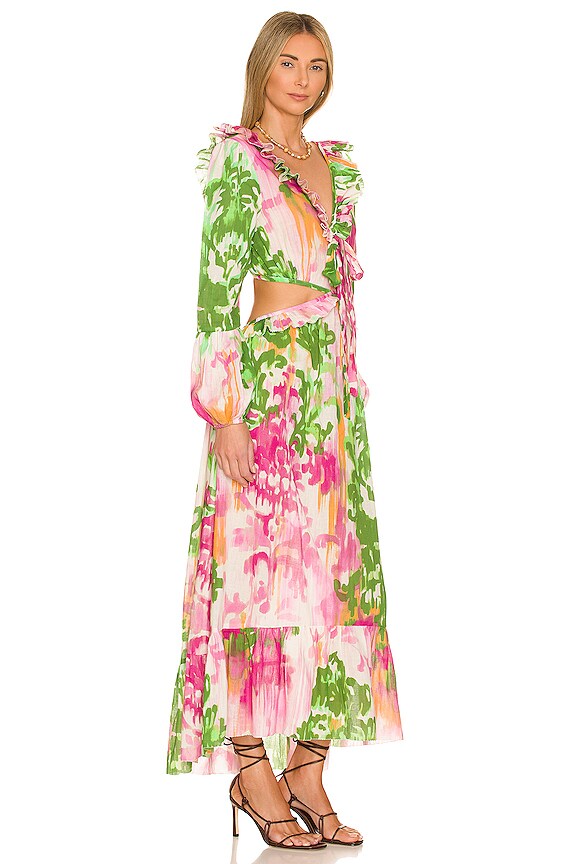 view 2 of 3 Maxi Dress in Rosie Green Print