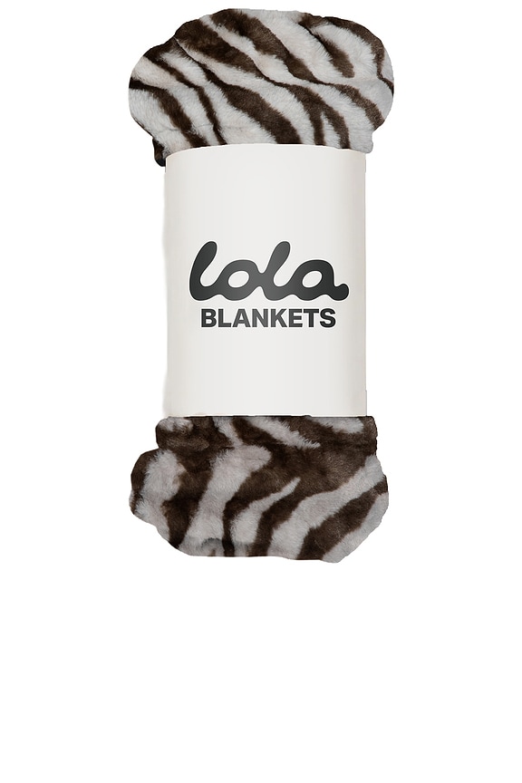 view 2 of 2 Pet Blanket in Zebra