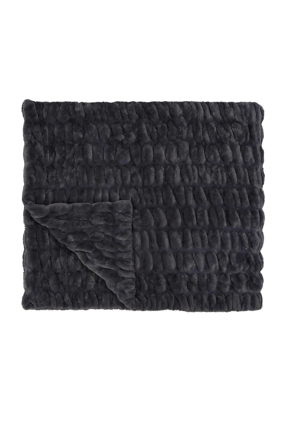 view 1 of 5 Lola Original Blanket in Charcoal Grey