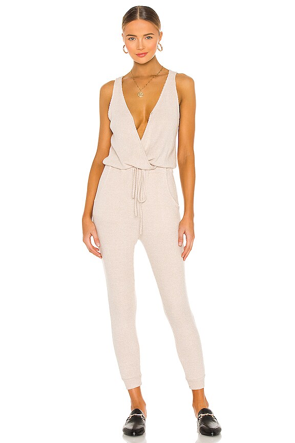 view 1 of 4 Samantha Jumpsuit in Oatmeal