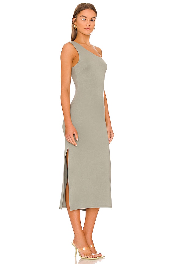 view 2 of 3 Bianca One Shoulder Dress in Jade