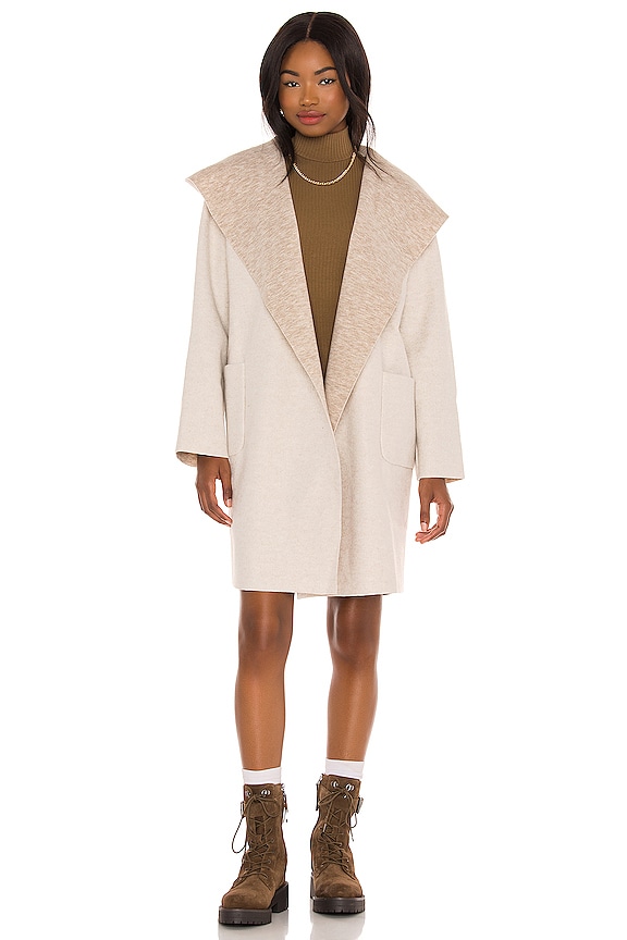 view 1 of 4 Vanessa Hooded Cardigan in Oatmeal