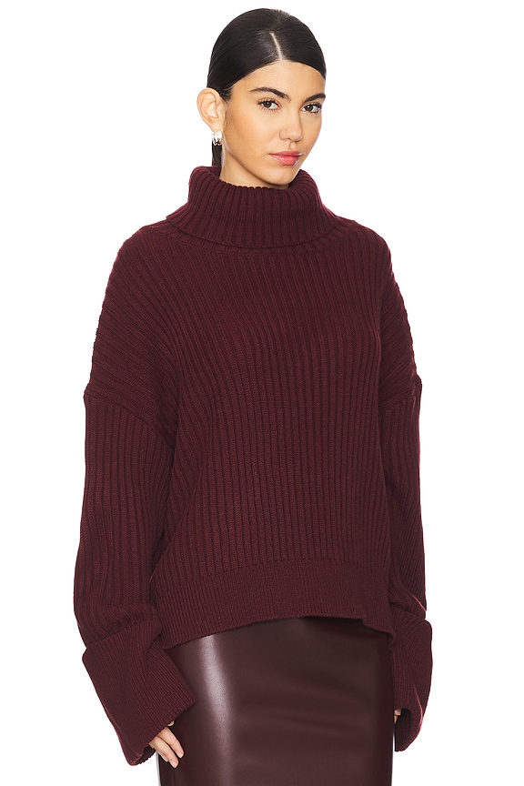 view 2 of 4 Liam Sweater in Burgundy