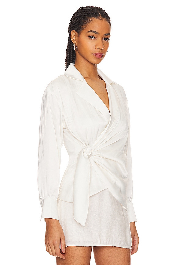 view 2 of 4 Faith Blouse in Ivory