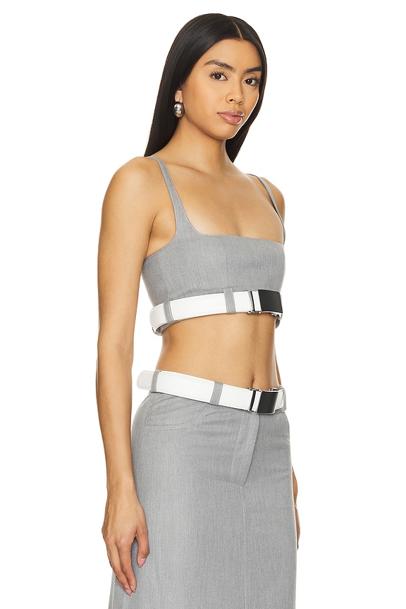 view 2 of 4 BRASSIÈRE AVEC CEINTURE in Grey