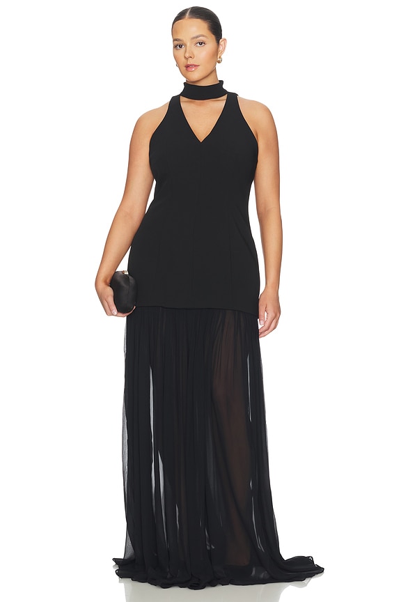 view 2 of 6 ROBE DE SOIRÉE SERIN in Black