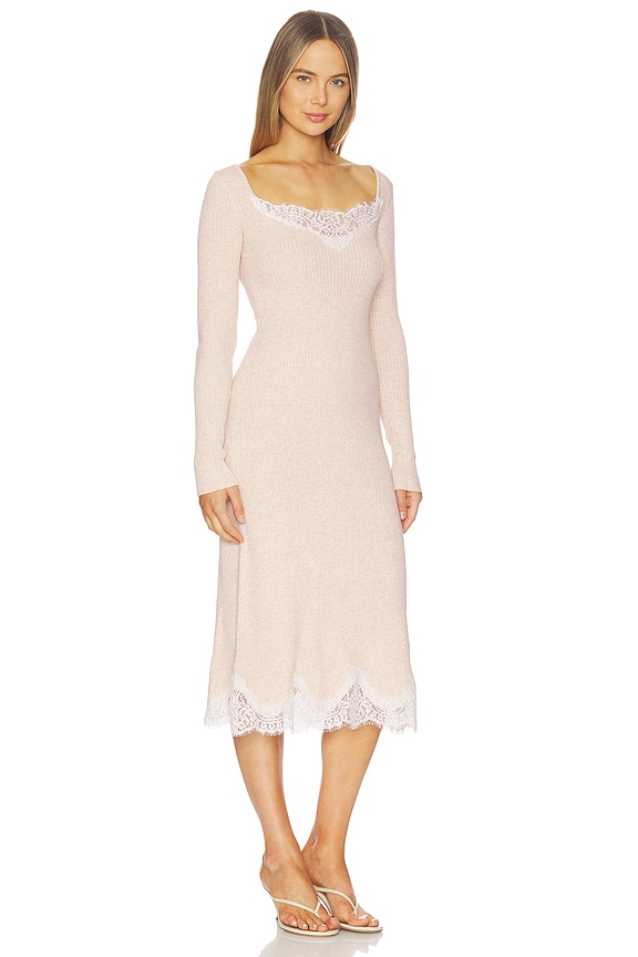 Ariadne Knit Lace Detail Dress
