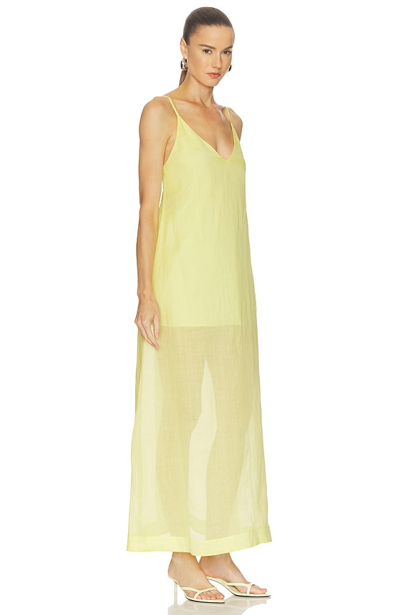 view 2 of 3 VESTIDO LENAI in Butter Yellow