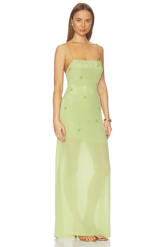 view 2 of 4 VESTIDO LARGO BRYNN in Pale Green