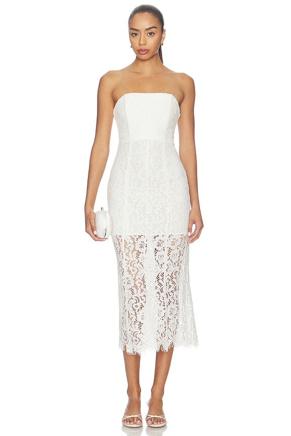 view 1 of 4 Tobi Midi Dress in White