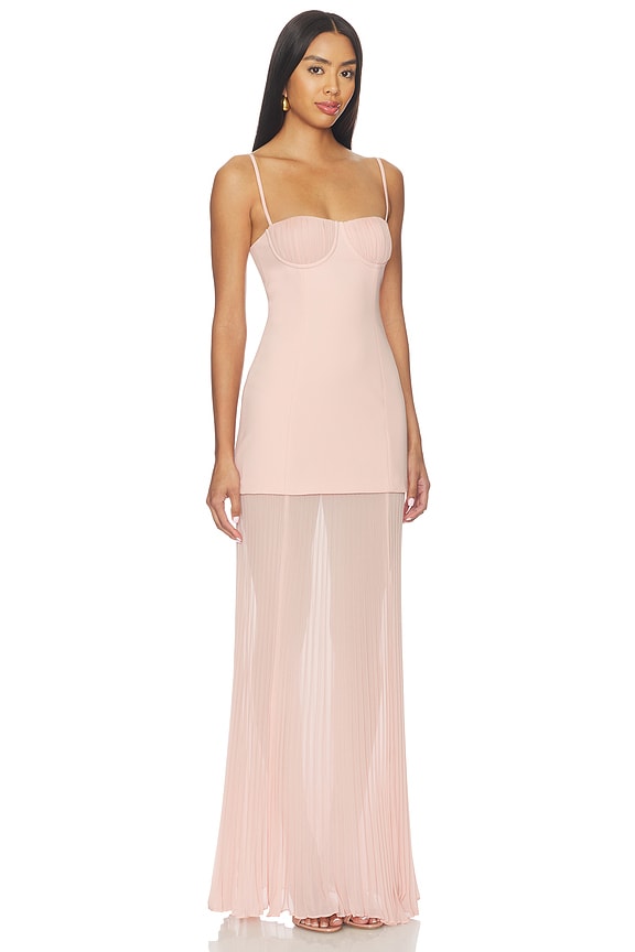 view 2 of 3 VESTIDO LARGO KENZIA in Baby Pink